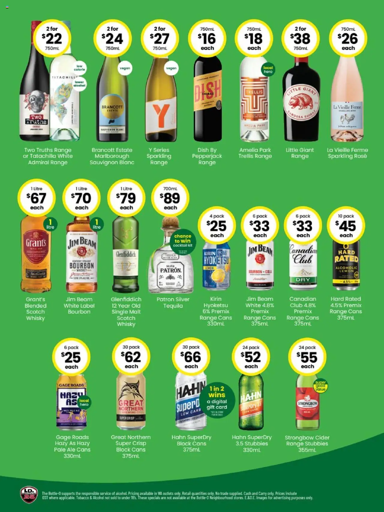 The Bottle-O catalogue - valid from 29.09.2025 | Page: 2 | Products: Bourbon, Whiskey, Lemon, Digital