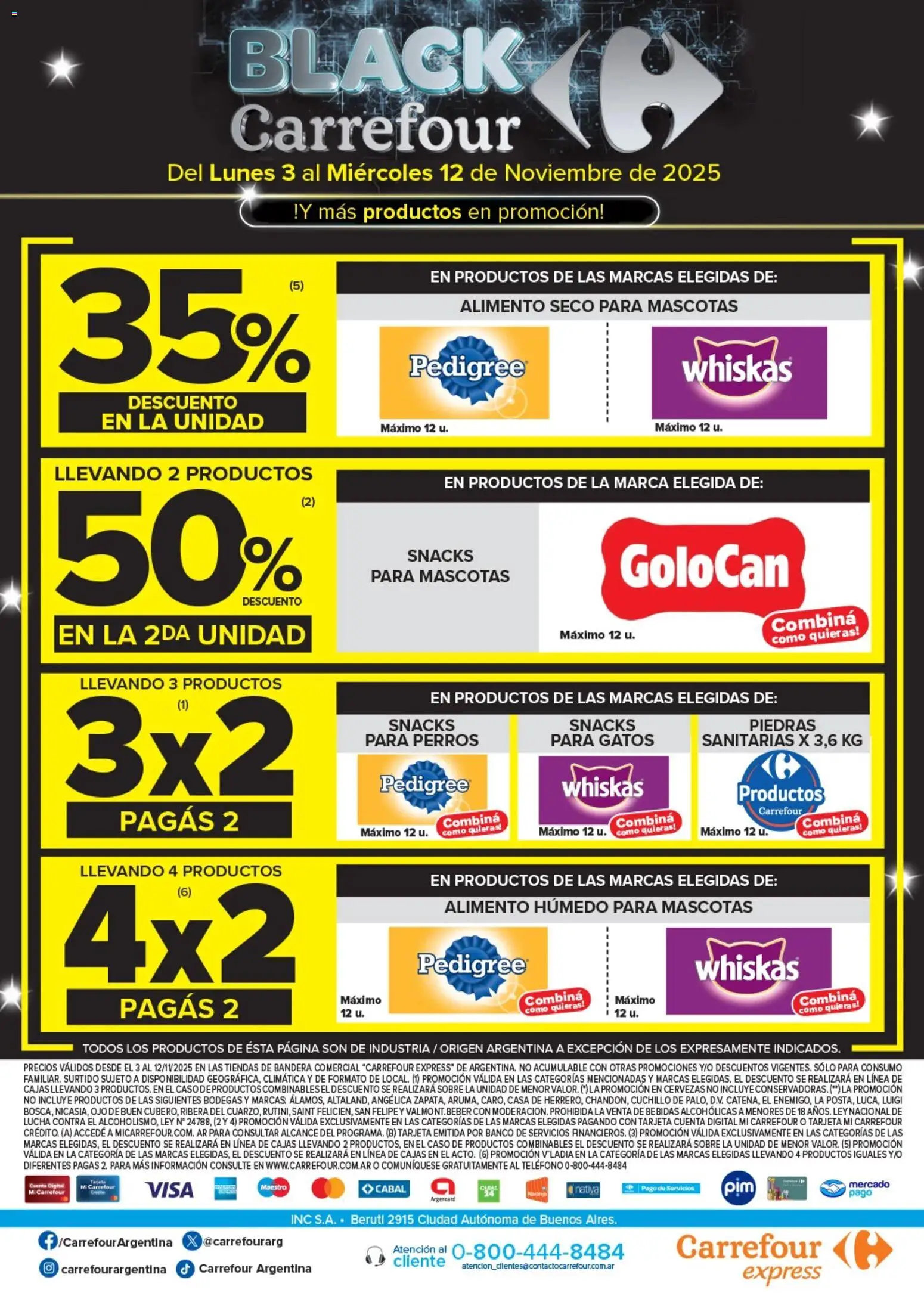 Carrefour ofertas Express │ válido desde el 03.11.2025 | Página: 5 | Productos: Teléfono, Caso, Banco, Sobre