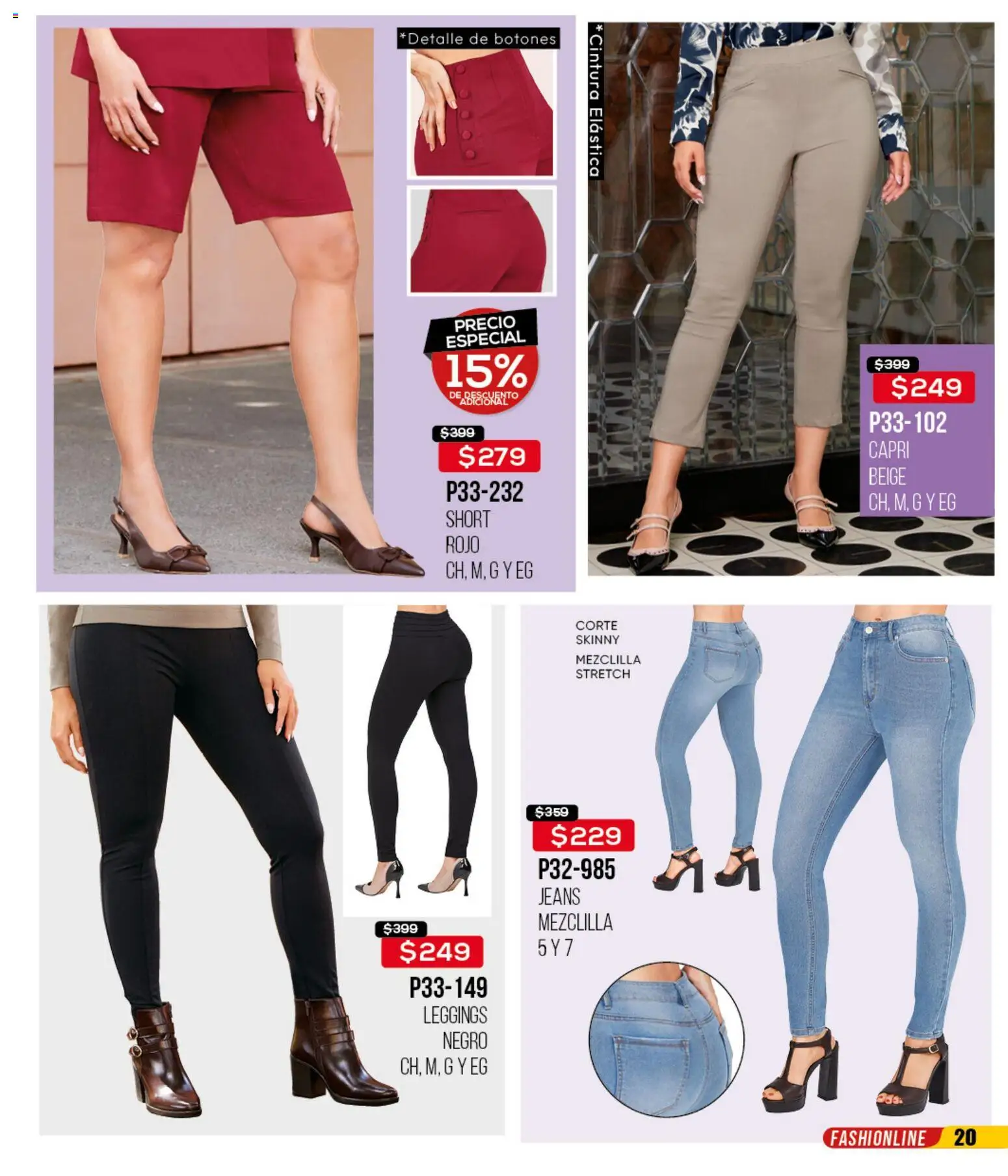 Nuevas ofertas de Cklass válidas en toda la República Mexicana desde el 15.12.2025. ¡Encuentra las mejores ofertas en Cklass catálogo Rebajas fin de año ropa! | Página: 21 | Productos: Leggings, Short