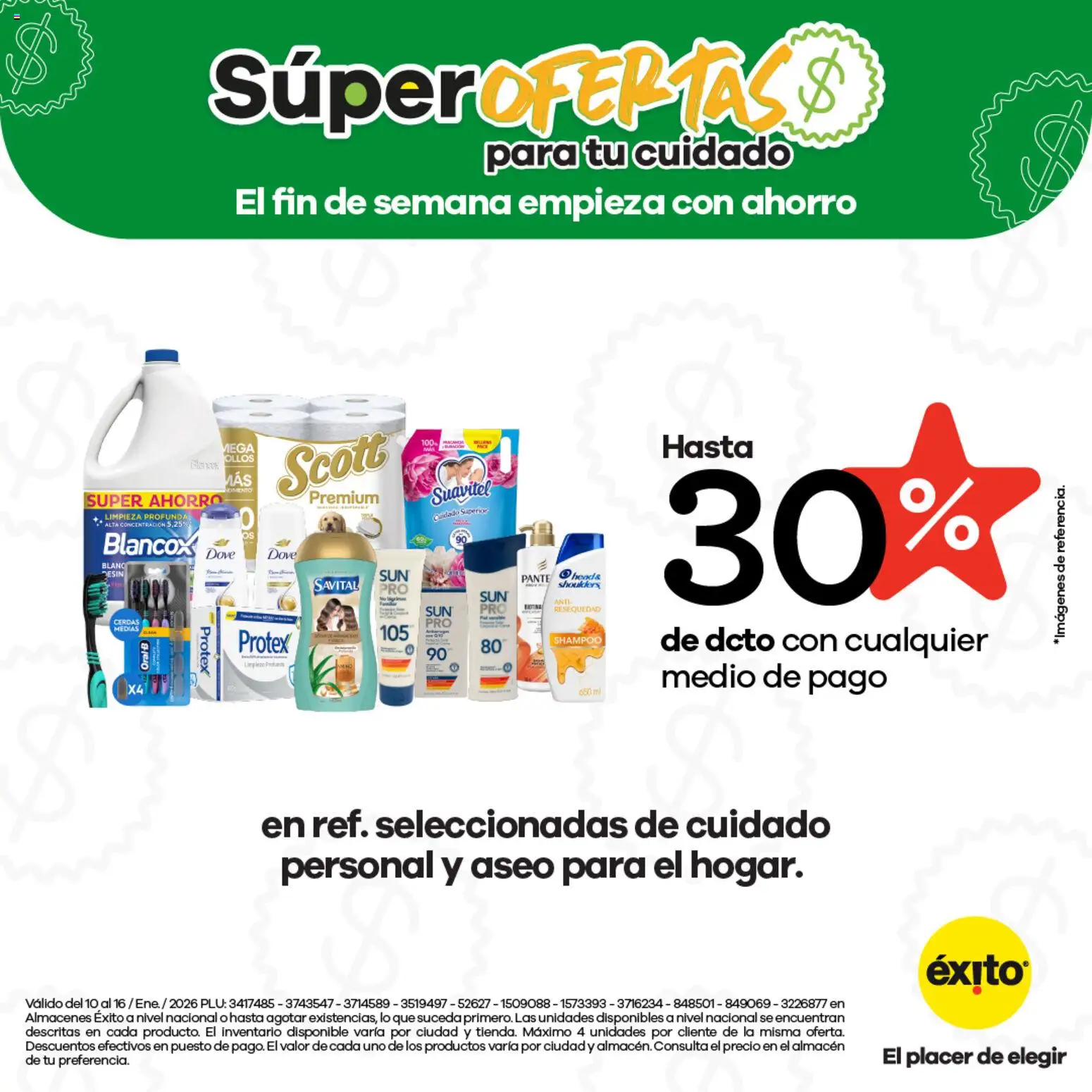 Éxito revista - valida desde el 10.01.2026 | Página: 3 | Productos: Shampoo, Medias