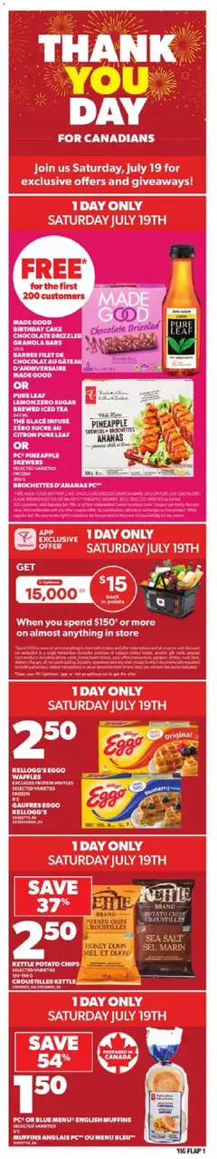 Preview of Independent Grocer weekly flyer / circulaire from shop Independent Grocer valid from 17.07.2025