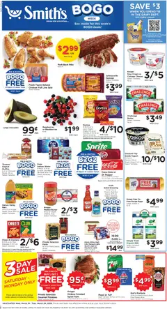 Preview of Smith's weekly ads valid from 18.03.2026