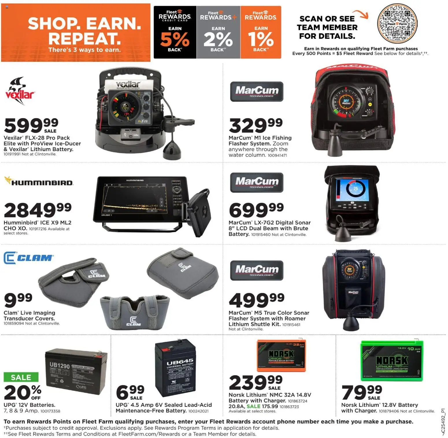 Mills Fleet Farm Ice Fishing - valid from 04.12.2025 | Page: 7 | Products: Battery, Water, Phone, Flasher