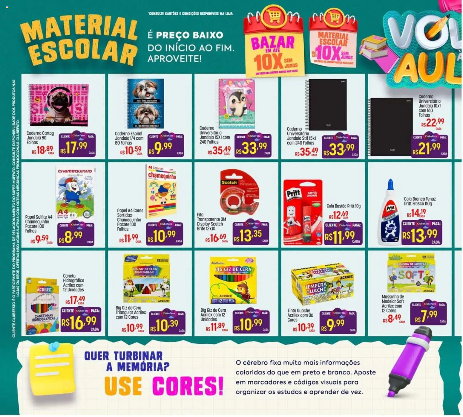 Super Muffato Folheto - válido de 05.01.2026 | Página: 2 | Produtos: Baixo, Cera, Caderno, Tinta