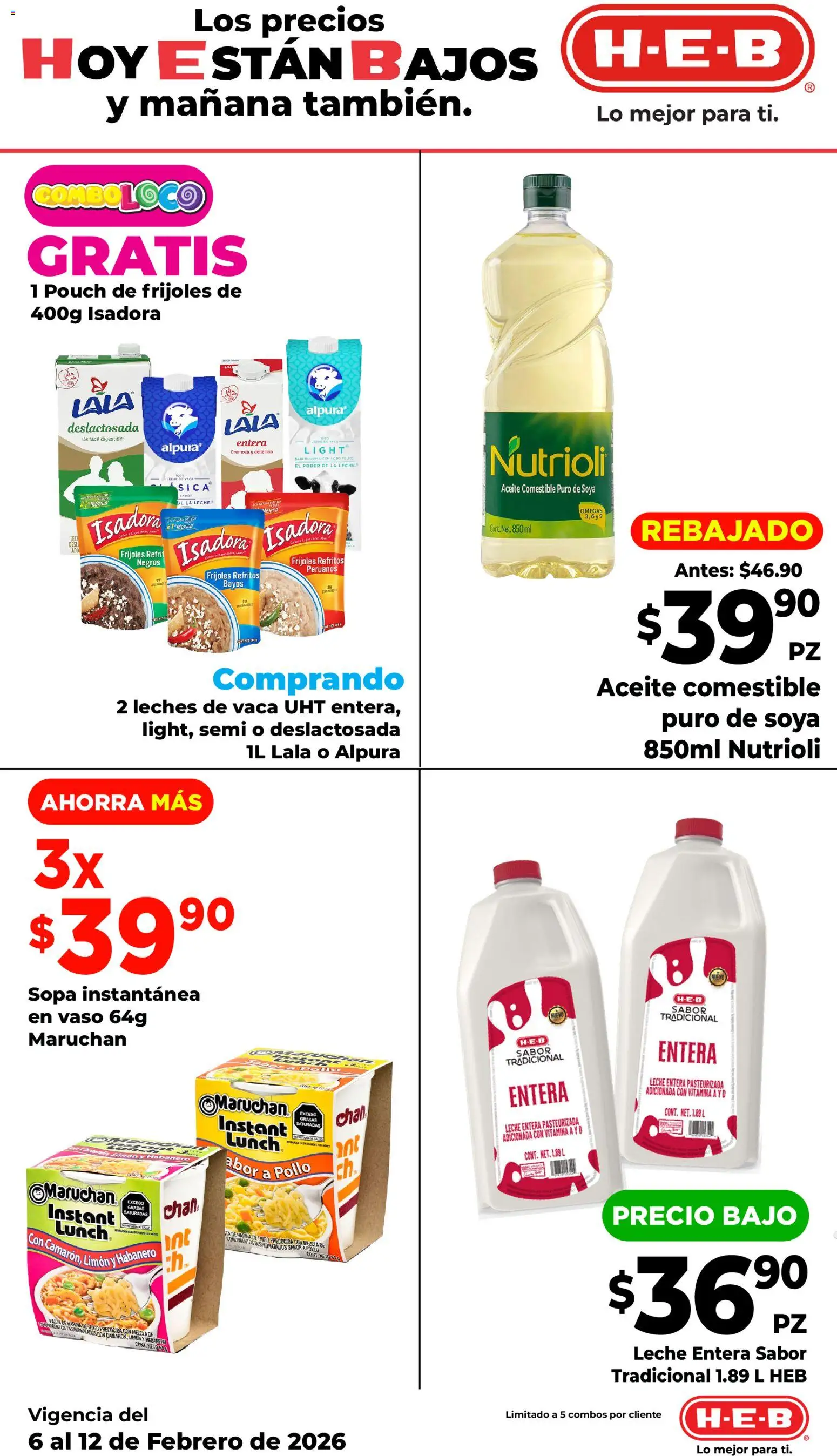 Nuevas ofertas de H-E-B válidas en toda la República Mexicana desde el 06.02.2026. ¡Encuentra las mejores ofertas en H-E-B folleto! | Página: 8
