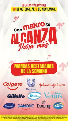 Vista previa Makro ofertas Alcanza válido desde el 30.10.2025