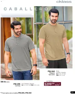 Vista previa de Cklass - Catálogo Invierno, nuevo folleto de la tienda, válido en México a partir del 16.09.2025 | Página: 135 | Productos: Camisa, Algodón, Playera