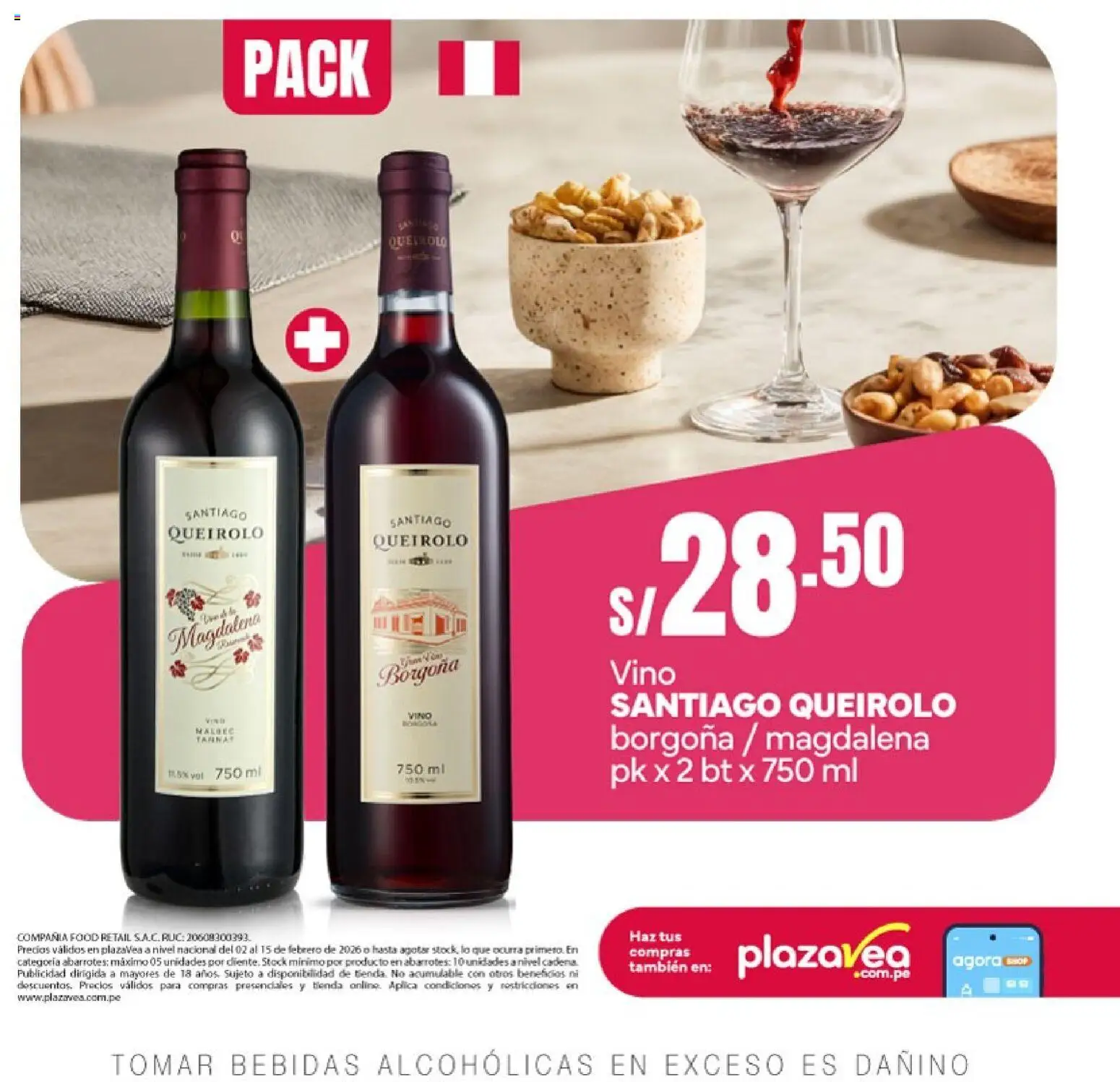 Catálogo Plaza Vea válido desde 02.02.2026 | Página: 4 | Productos: Vino