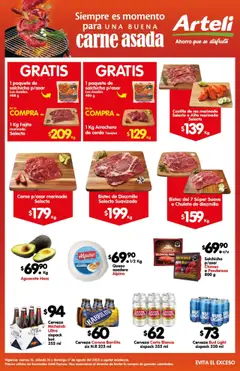 Vista previa de Arteli - Folleto Express Carnes & Cortes, nuevo folleto de la tienda, válido en México a partir del 15.08.2025