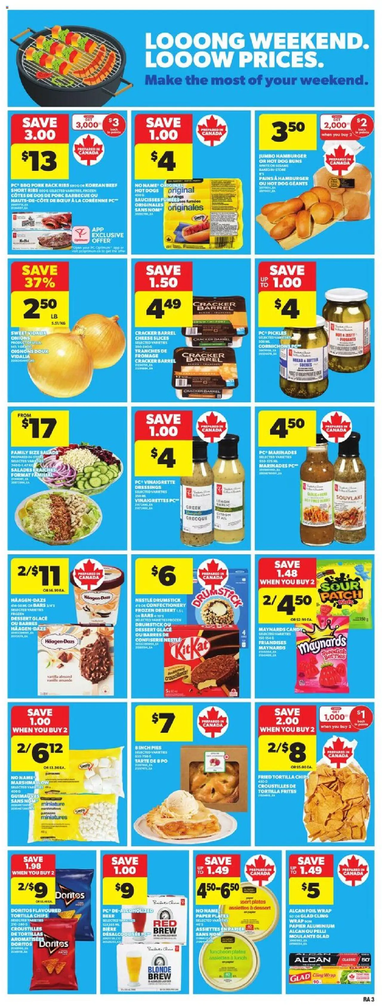 Atlantic Superstore flyer valid from 31.07.2025 | Page: 6 | Products: PC, Cheese, Beer, Pork