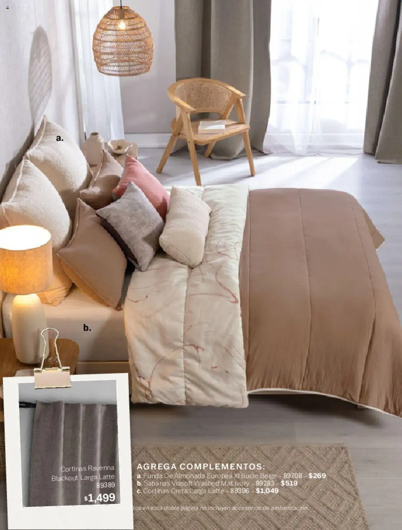 Nuevas ofertas de Vianney válidas en toda la República Mexicana desde el 07.03.2025. ¡Encuentra las mejores ofertas en Vianney catálogo Primavera! | Página: 62 | Productos: Funda, Funda de almohada, Sabanas, Cortinas