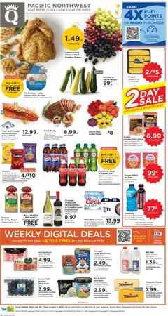 Preview of QFC weekly ads valid from 30.07.2025