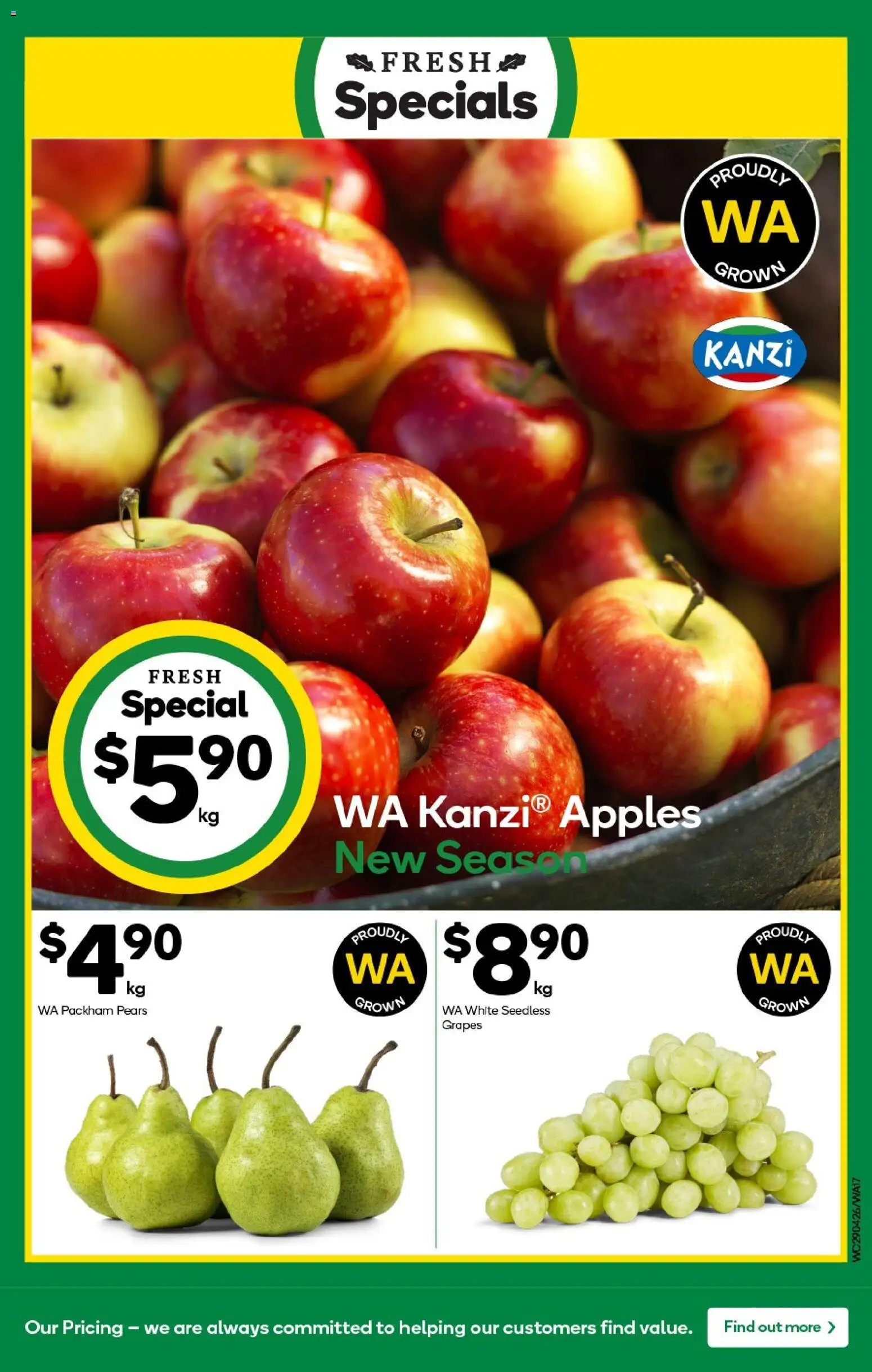 Woolworths catalogue - valid from 29.04.2026 | Page: 17 | Products: Apples, Grapes