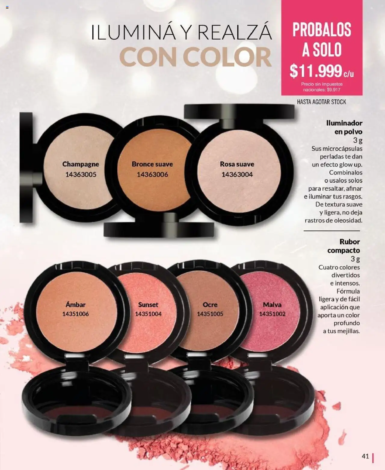 Bagués - Catálogo │ válido desde el 22.09.2025 | Página: 41 | Productos: Iluminador, Rubor, Polvo, Champagne