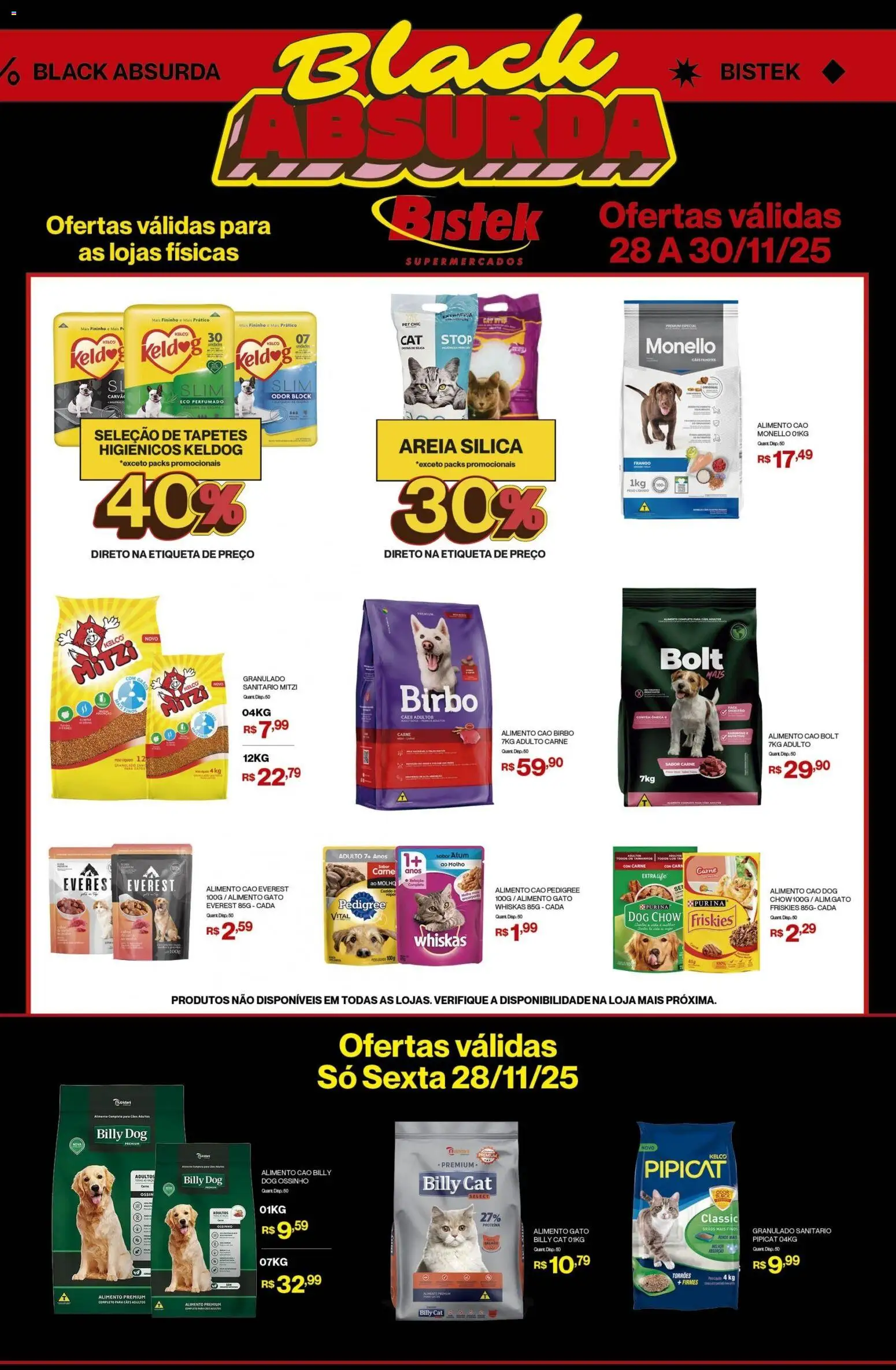 Bistek Supermercados Folheto - válido de 28.11.2025 | Página: 3 | Produtos: Areia, Carne, Frango, Jeans