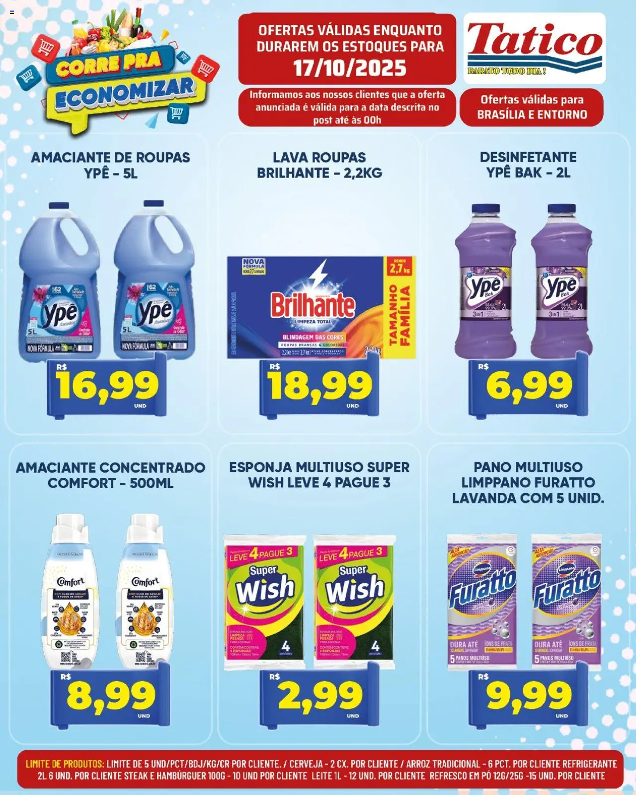 Tatico Folheto - válido de 18.10.2025 | Página: 35 | Produtos: Pó, Arroz, Roupas, Desinfetante