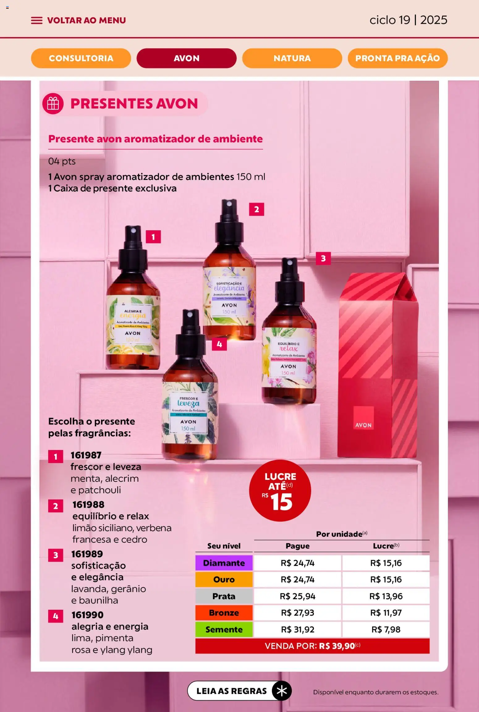 Avon Folheto - válido de 21.11.2025 | Página: 14 | Produtos: Pimenta, Caixa