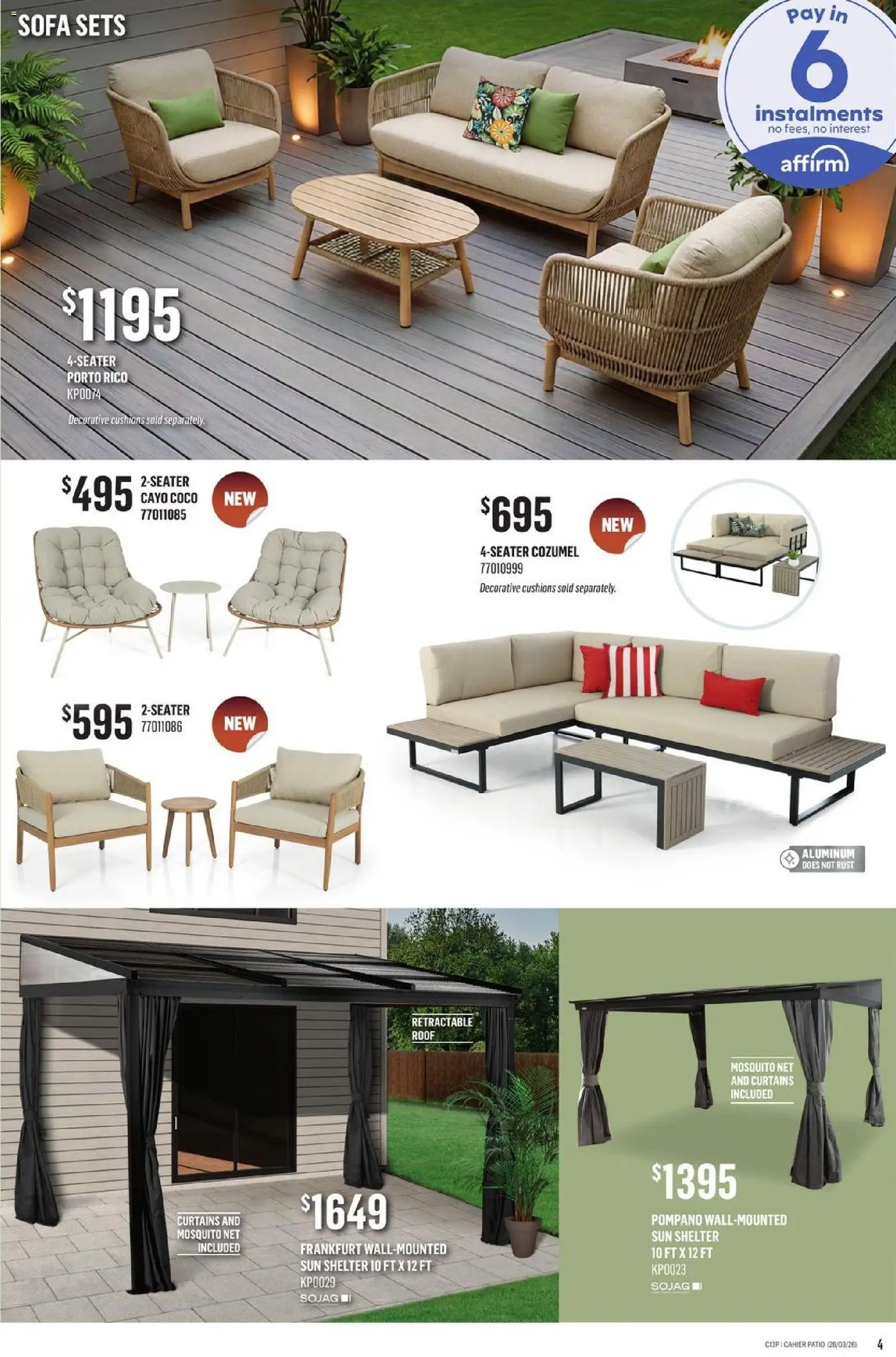 Canac flyer valid from 26.03.2026 | Page: 4 | Products: Sofa