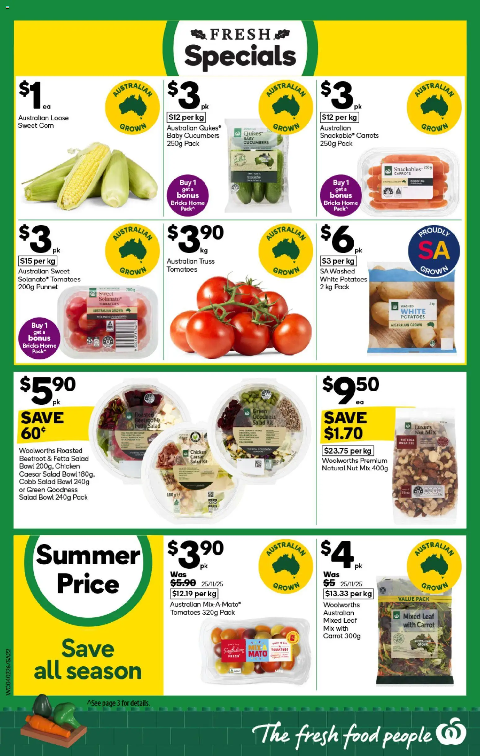 Woolworths catalogue - valid from 04.02.2026 | Page: 22 | Products: Tomatoes, Cucumbers, Potatoes, Beetroot