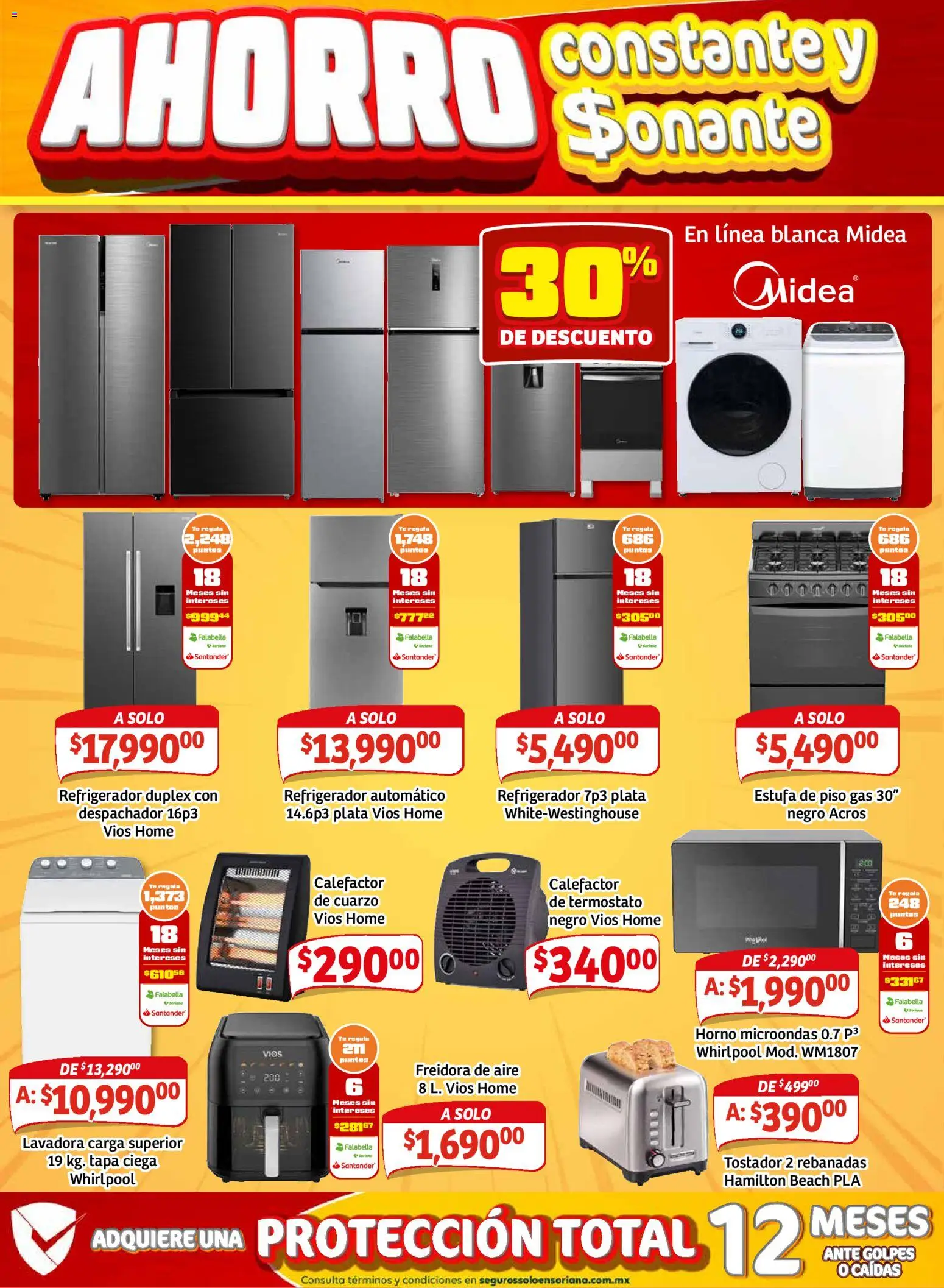 Nuevas ofertas de Soriana válidas en toda la República Mexicana desde el 12.02.2026. ¡Encuentra las mejores ofertas en Soriana - Pesito Valedor Mercado: Ags, Col, Gto, Jal, Mich! | Página: 26 | Productos: Horno, Freidora, Té, Calefactor