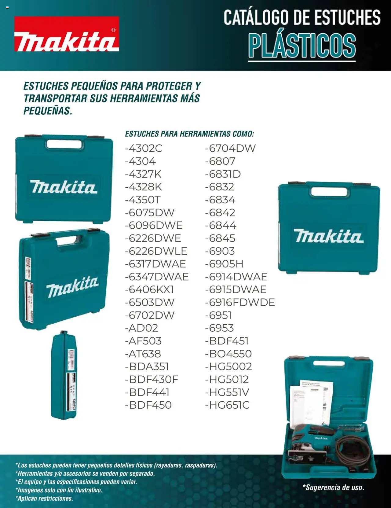 Nuevas ofertas de Makita válidas en toda la República Mexicana desde el 06.06.2022. ¡Encuentra las mejores ofertas en Makita - Catálogos De Estuches Plásticos! | Página: 2
