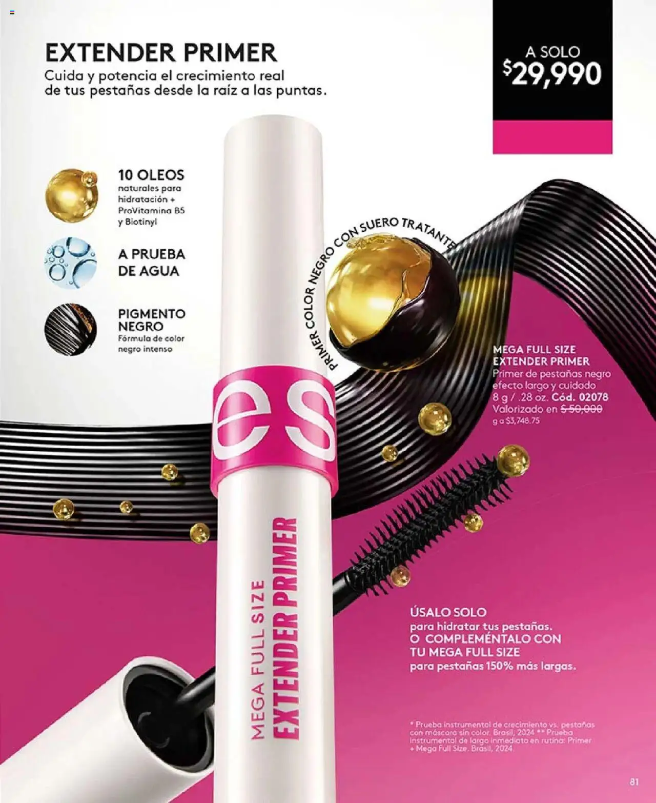 Ésika revista - valida desde el 29.07.2025 | Página: 81 | Productos: Agua, Máscara