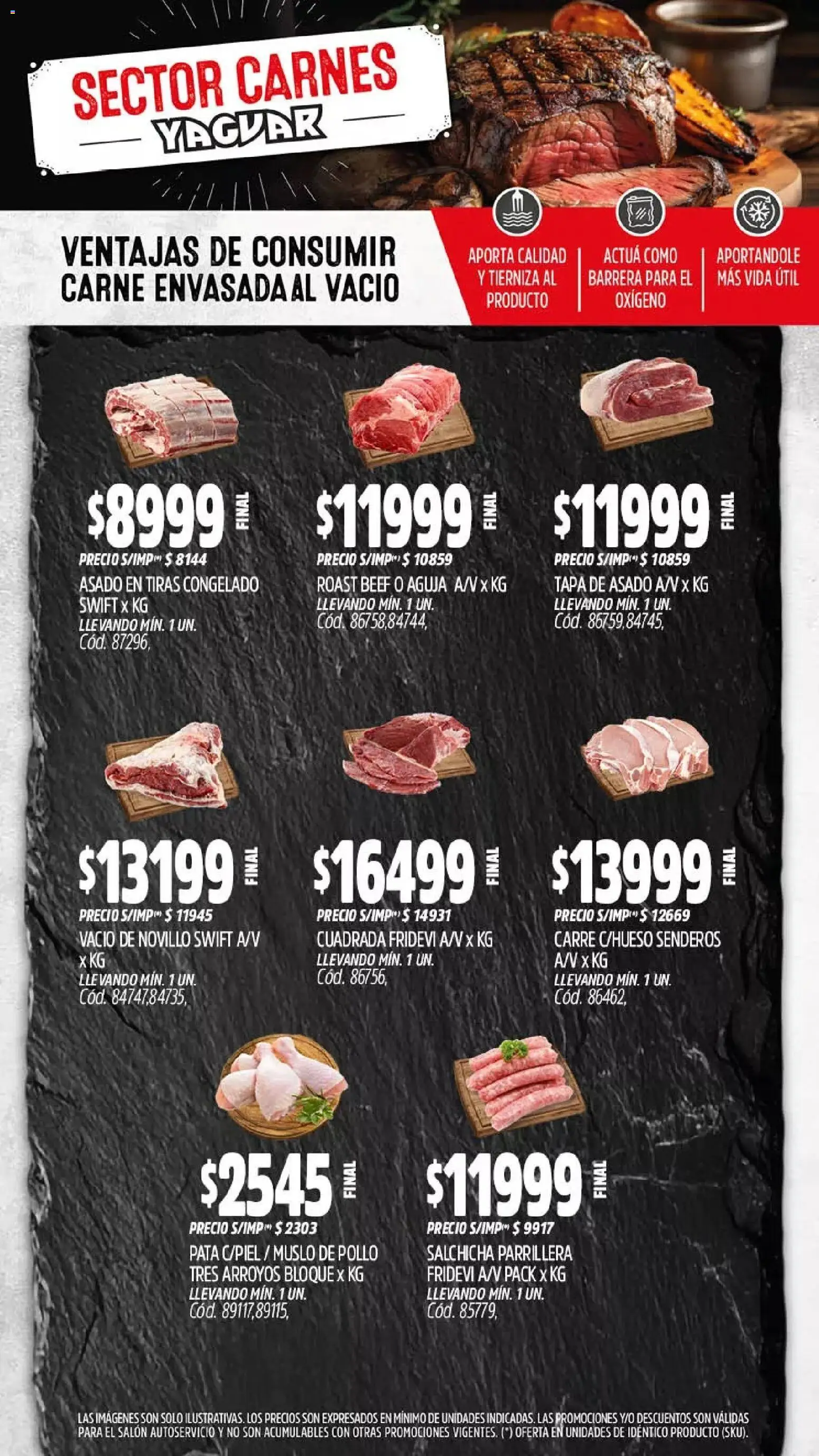 Yaguar - Oferta Semanal Neuquen │ válido desde el 26.01.2026 | Página: 4 | Productos: Pollo, Salchicha
