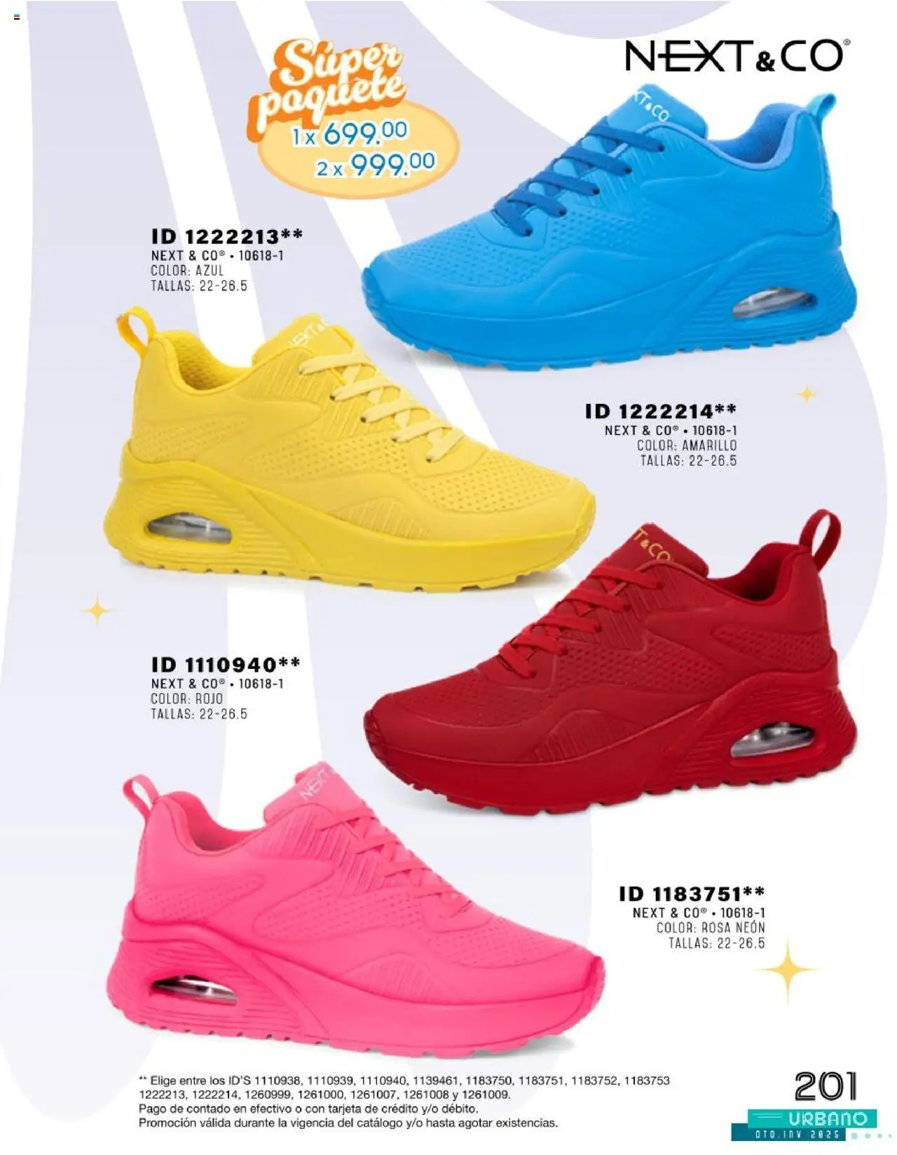 Nuevas ofertas de Price Shoes válidas en toda la República Mexicana desde el 24.07.2025. ¡Encuentra las mejores ofertas en Price Shoes catálogo Urbano otoño / invierno 2025! | Página: 201