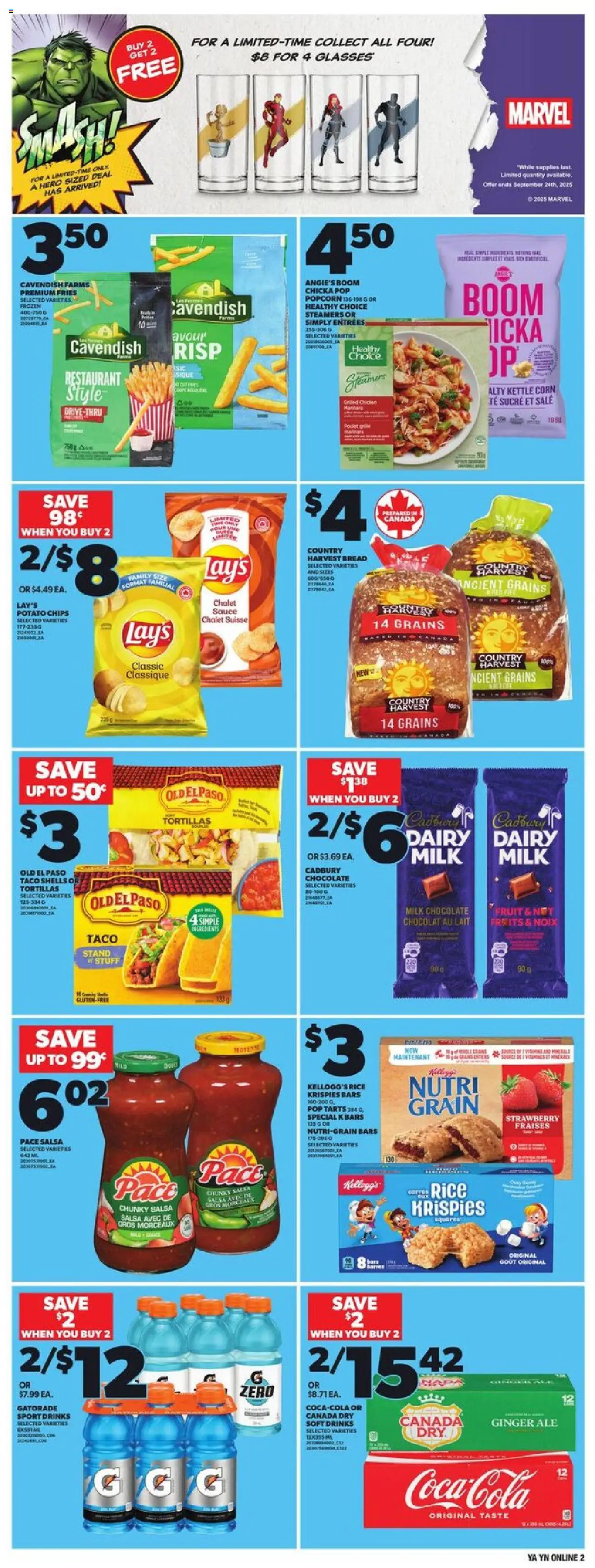Independent Grocer flyer valid from 18.09.2025 | Page: 7 | Products: Rice, Glasses, Kettle, Chocolate