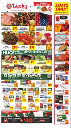 Preview of Lucky Supermarkets weekly ads valid from 10.12.2025