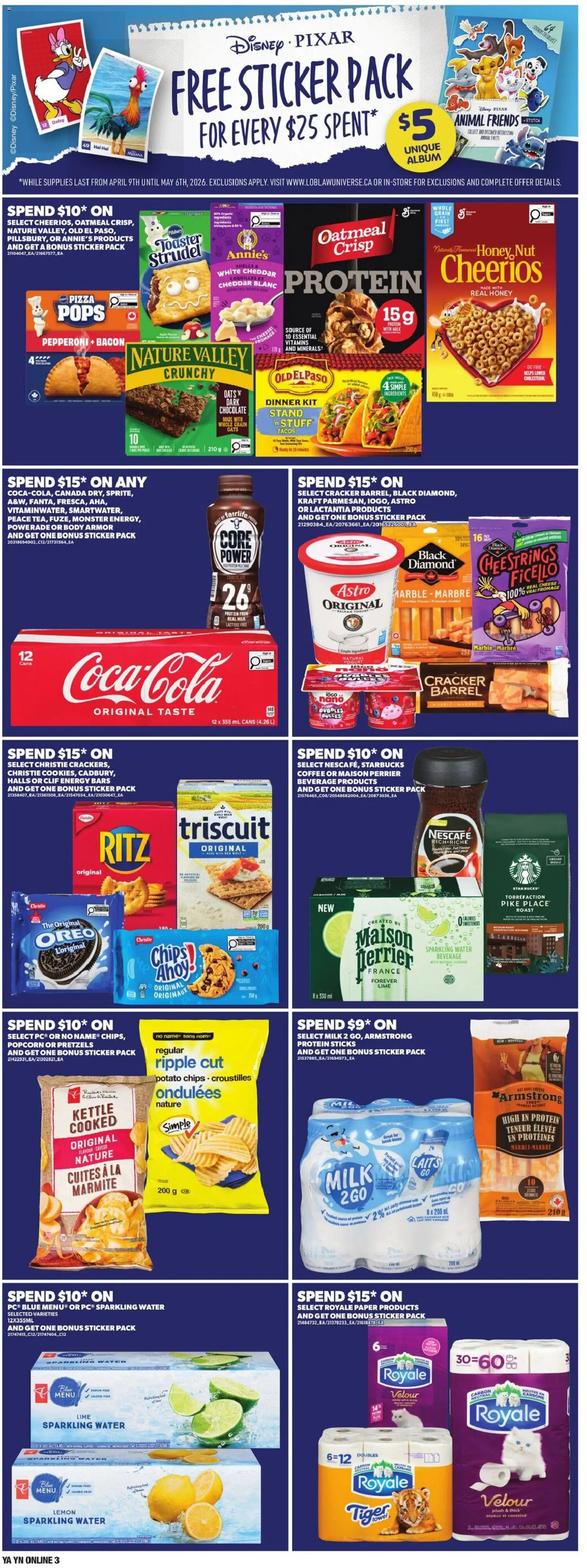 Independent Grocer flyer valid from 23.04.2026 | Page: 5 | Products: Milk, Coffee, Chocolate, Pizza