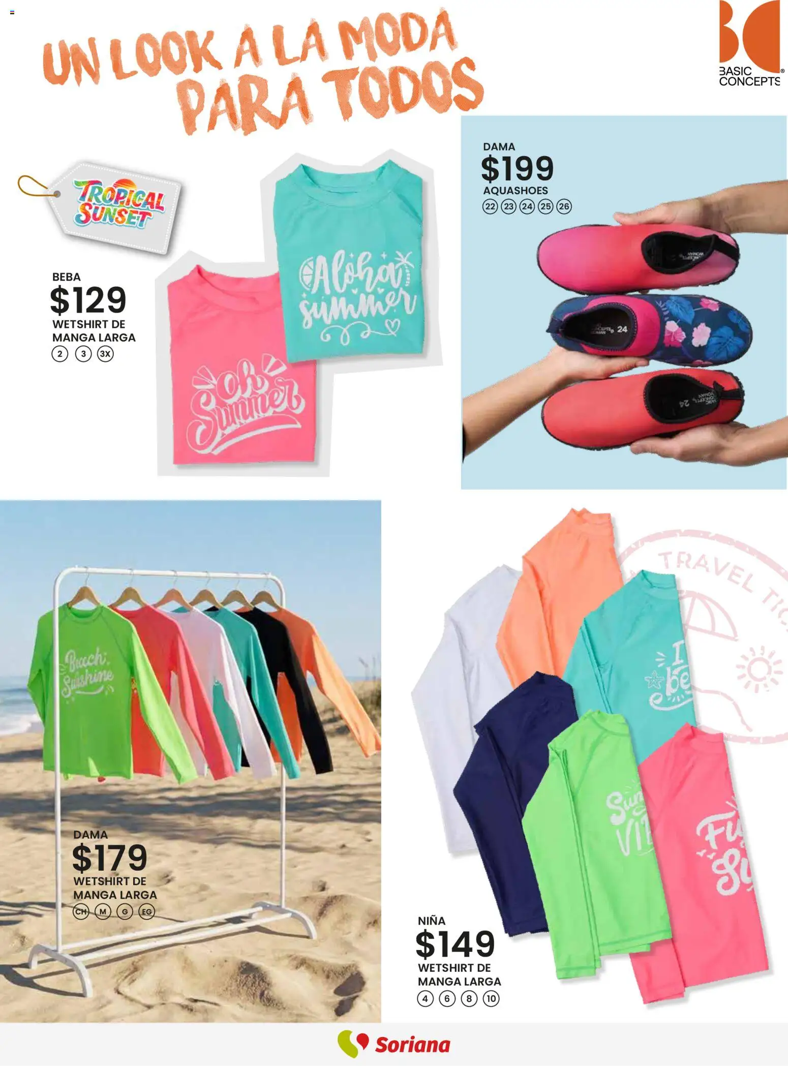 Nuevas ofertas de Soriana válidas en toda la República Mexicana desde el 12.03.2026. ¡Encuentra las mejores ofertas en Soriana - Catálogo Primavera Verano Híper Nacional! | Página: 4 | Productos: Manga