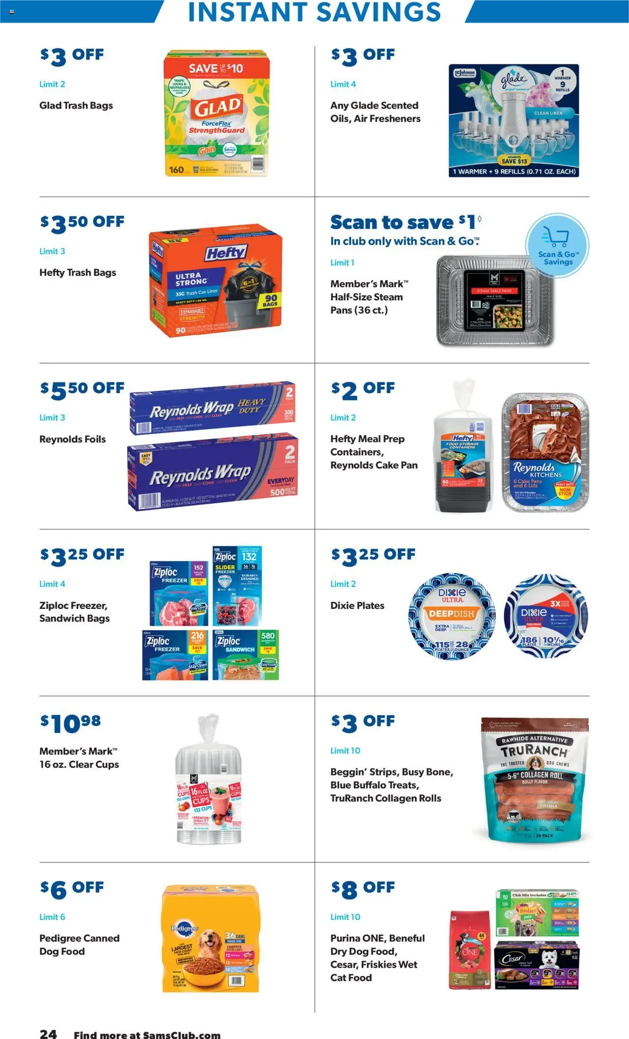 Sam's Club Black Friday - valid from 20.10.2025 | Page: 24 | Products: Table, Dog Food, Cat Food, Freezer
