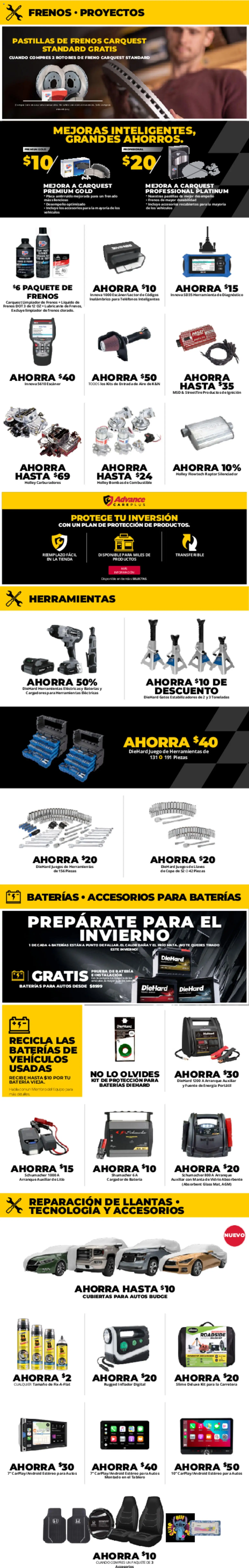 Advance Auto Parts Weekly Ad - Spanish - valid from 27.11.2025 | Page: 4