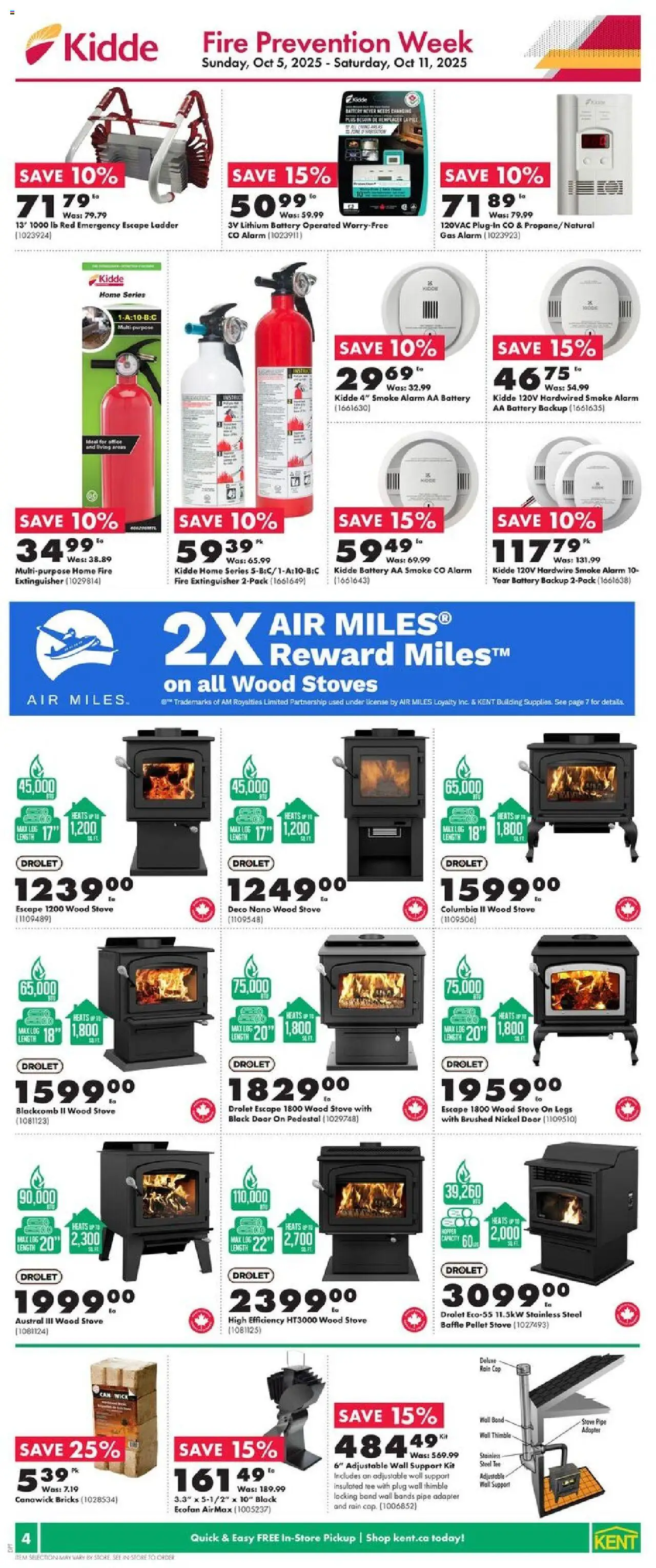 Kent flyer valid from 02.10.2025 | Page: 6 | Products: Adapter, Stove, Battery