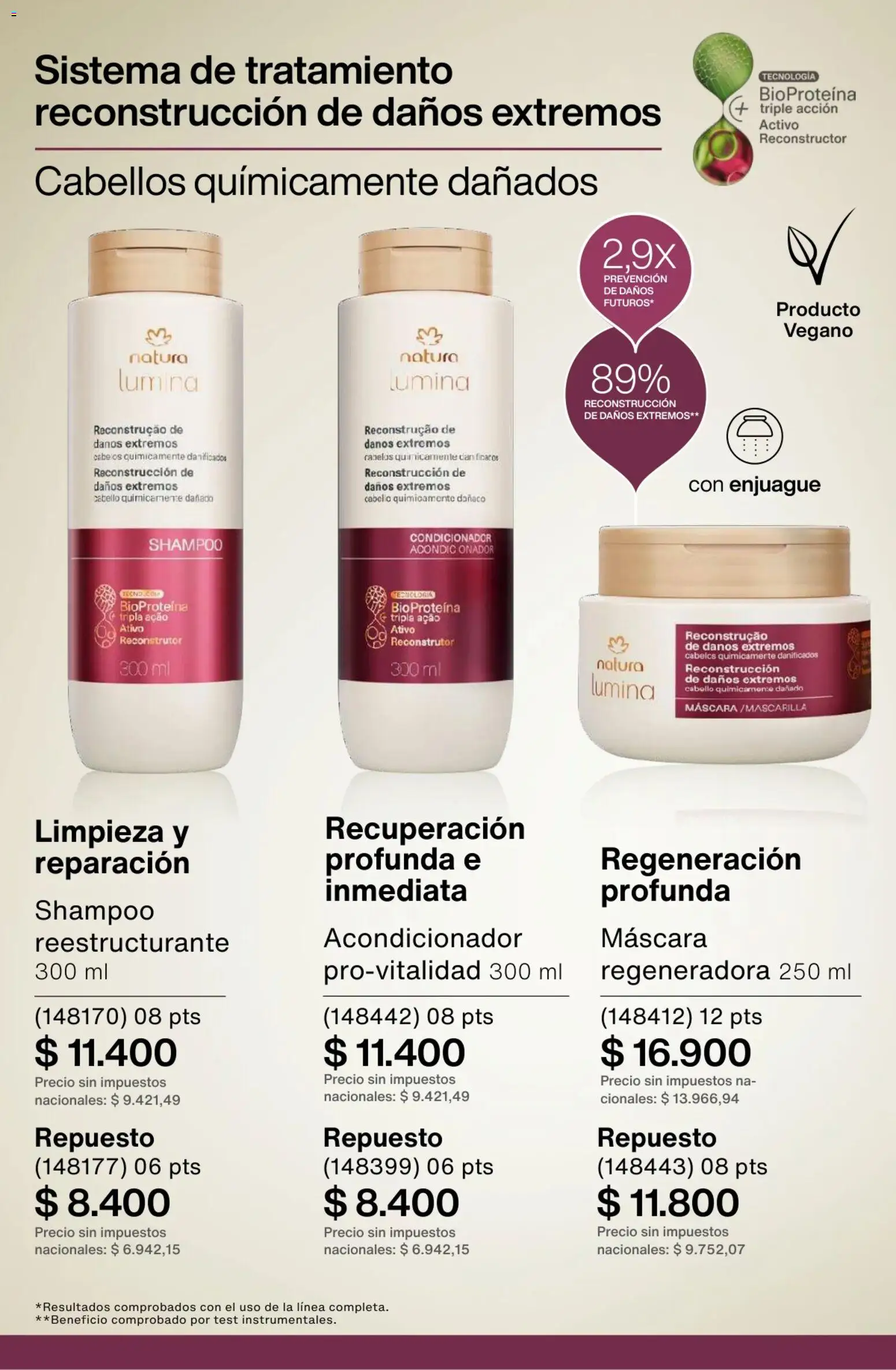 Catálogo Natura Ciclo 1/2026 │ válido desde el 06.01.2026 | Página: 231 | Productos: Máscara, Shampoo, Acondicionador