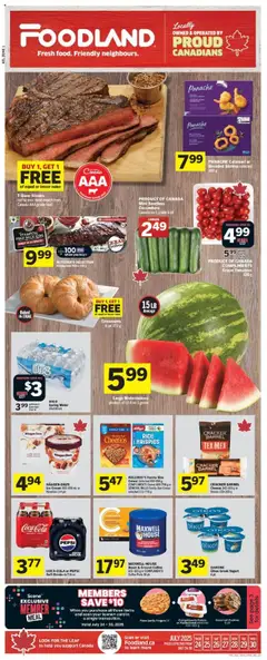 Preview of Foodland flyer - NS from shop Foodland valid from 24.07.2025