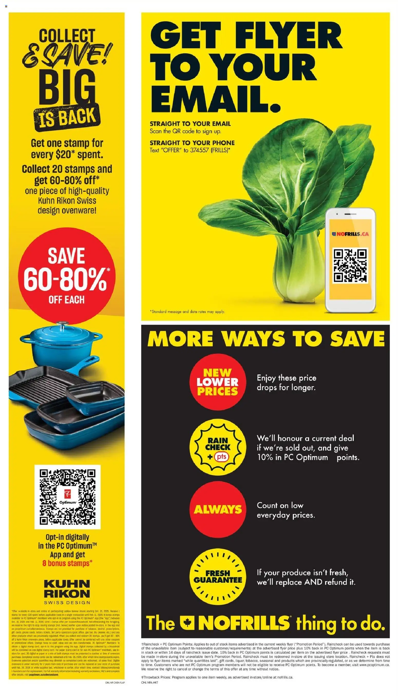 No Frills flyer valid from 08.01.2026 | Page: 10 | Products: Phone, PC, Oven