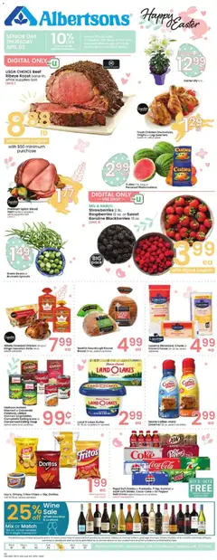 Preview of Albertsons weekly ads valid from 01.04.2026