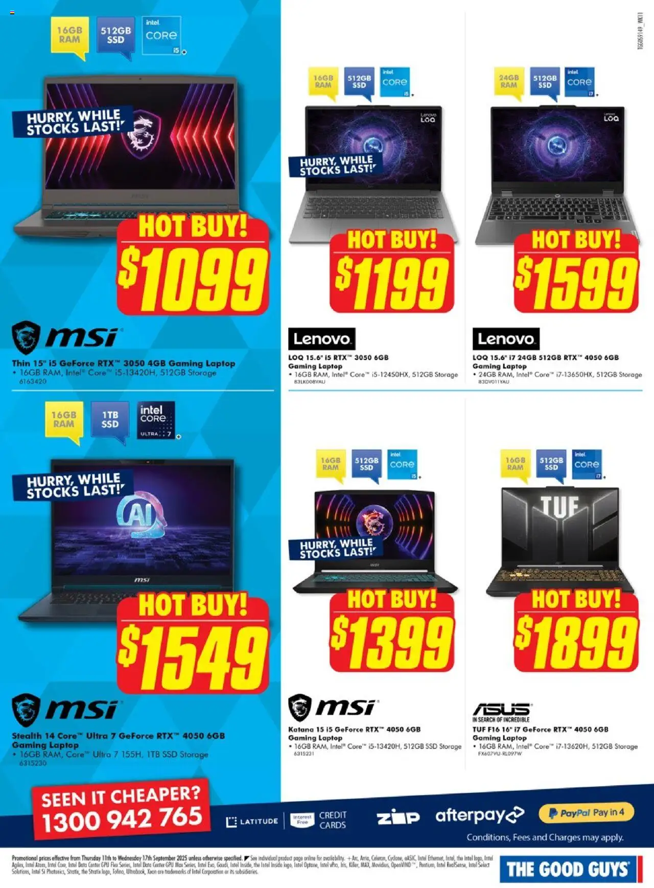 The Good Guys catalogue - valid from 10.09.2025 | Page: 17 | Products: Laptop