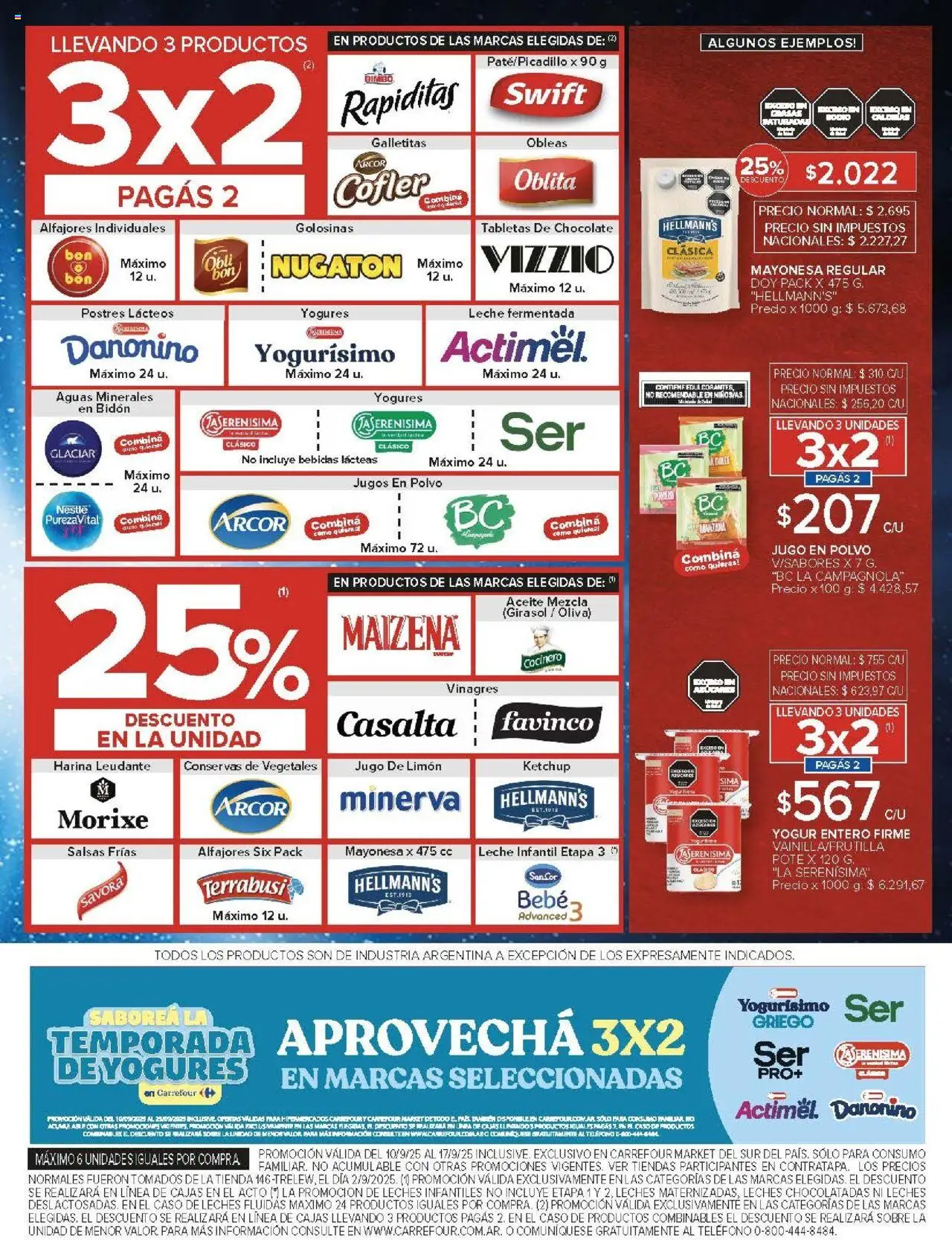 Carrefour ofertas - Comodoro │ válido desde el 10.09.2025 | Página: 36 | Productos: Harina, Oliva, Limón, Leche