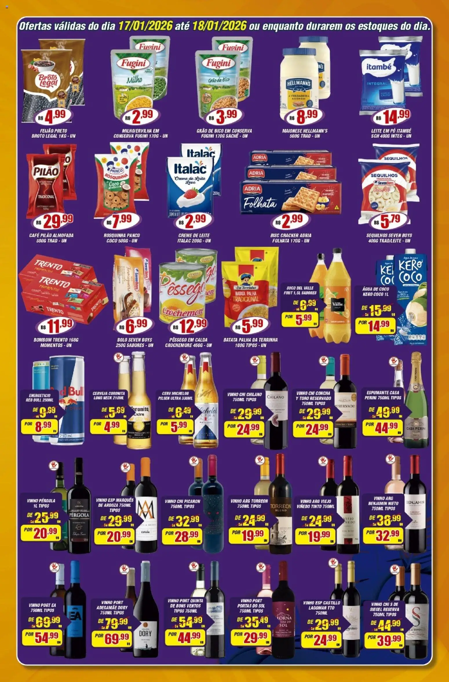 Violeta Supermercados Folheto - válido de 17.01.2026 | Página: 3 | Produtos: Coco, Pêssego, Espumante, Suco