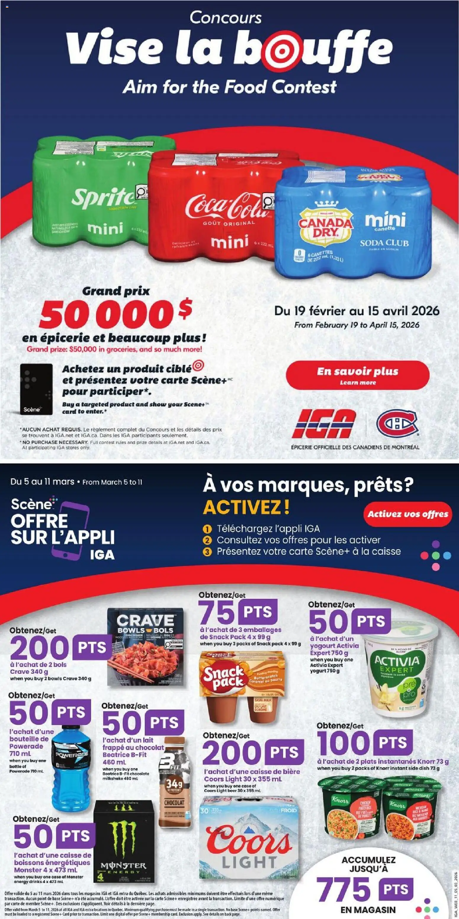 IGA flyer valid from 05.03.2026 | Page: 13 | Products: Case, Yogurt, Chocolate, Beer