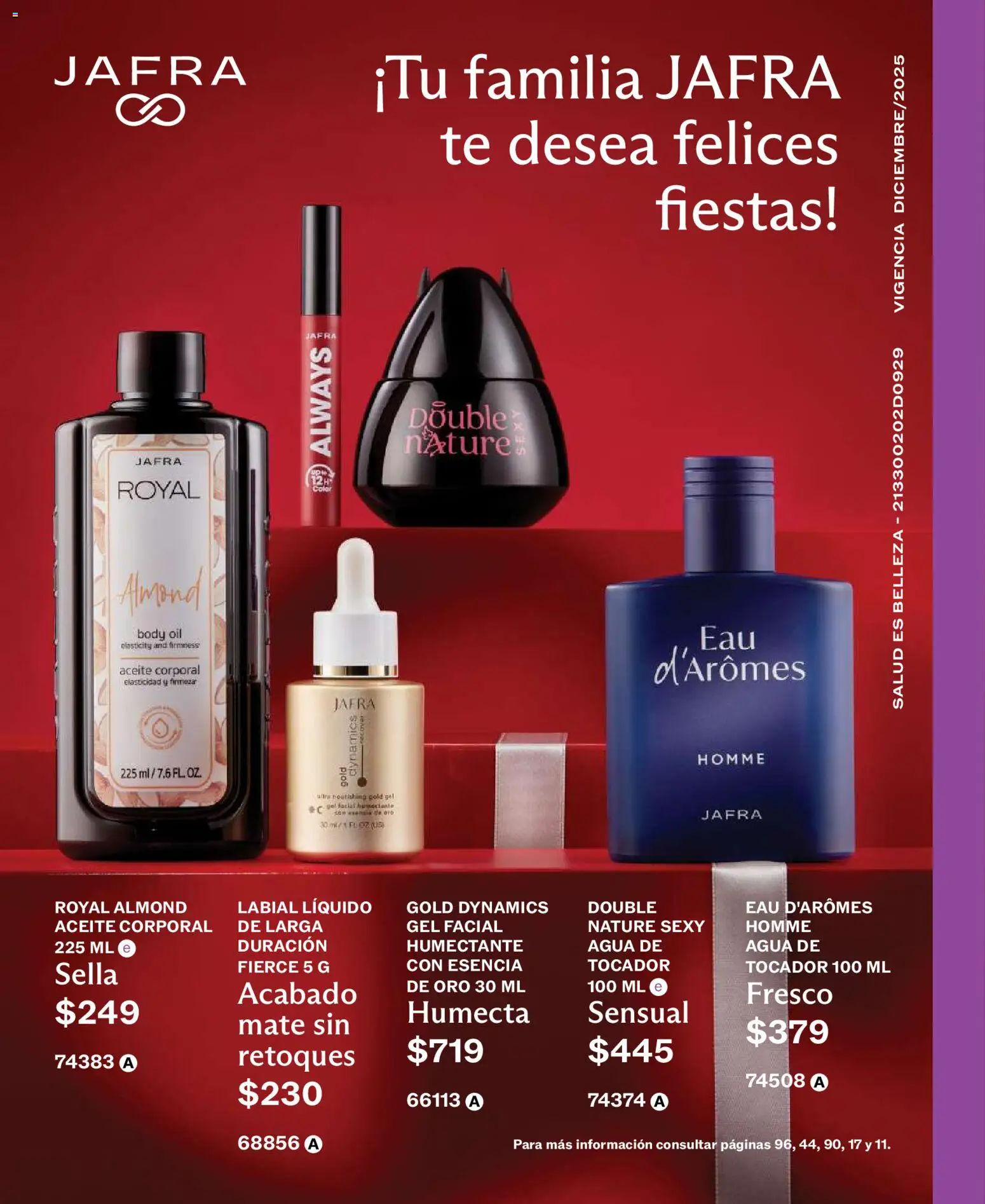 Nuevas ofertas de JAFRA válidas en toda la República Mexicana desde el 01.12.2025. ¡Encuentra las mejores ofertas en JAFRA catálogo! | Página: 62