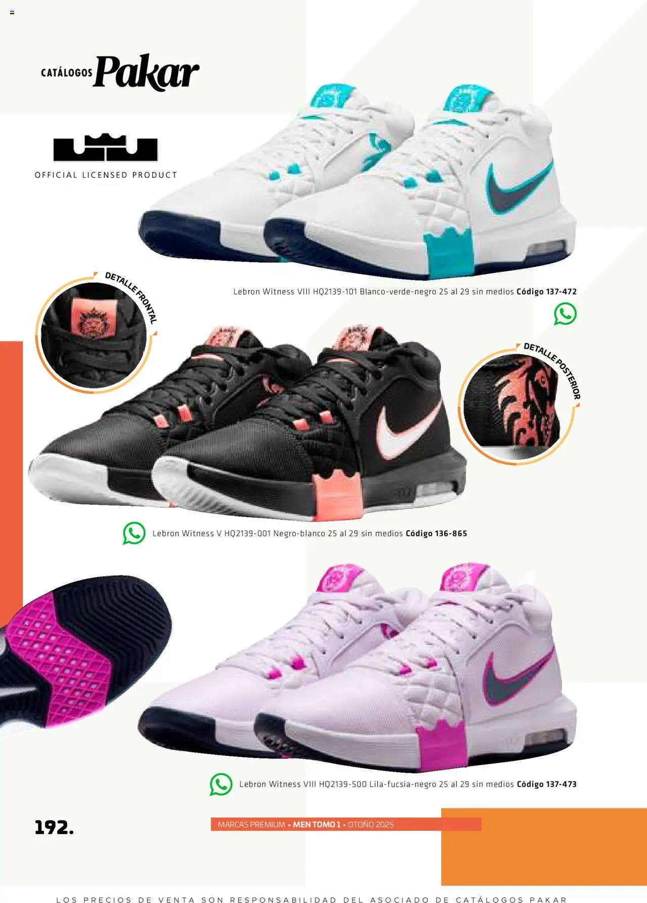 Nuevas ofertas de SC Pakar válidas en toda la República Mexicana desde el 29.08.2025. ¡Encuentra las mejores ofertas en SC Pakar - Catálogo Otoño Men Tomo 1! | Página: 192