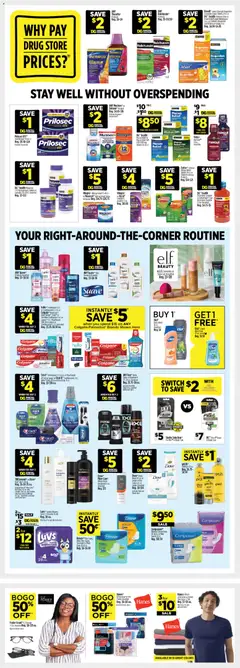 Preview of Dollar General weekly ads valid from 15.02.2026 | Page: 10 | Products: Deodorant, Mouthwash, Pads, Underwear