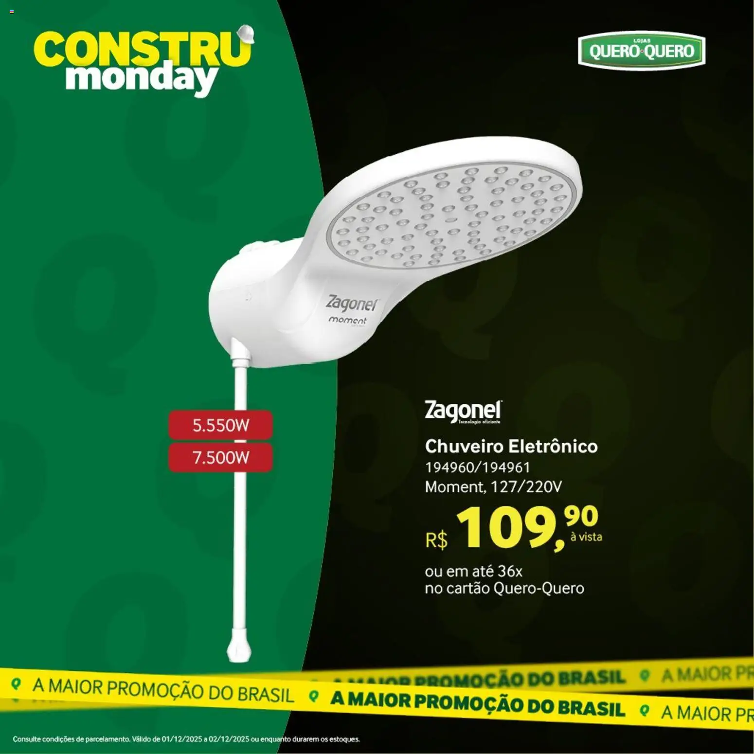 Lojas Quero-Quero Folheto - válido de 01.12.2025 | Página: 4 | Produtos: Chuveiro