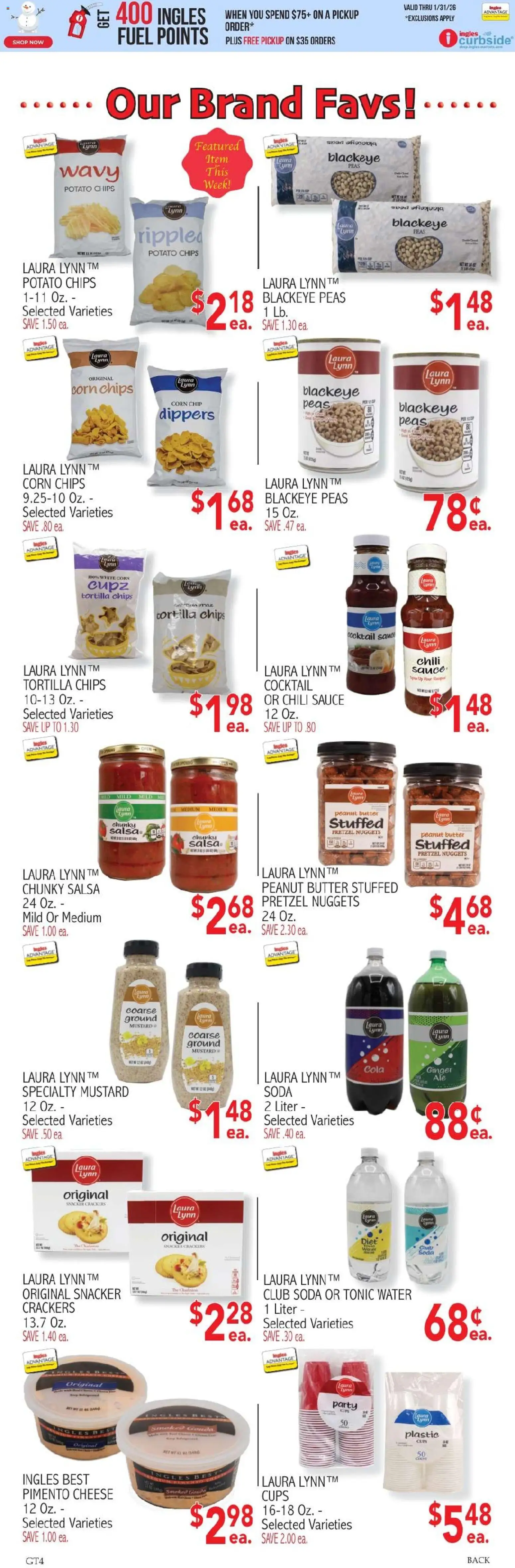 Ingles - Weekly flyer - valid from 01.01.2026 | Page: 8 | Products: Ginger, Butter, Water, Sauce