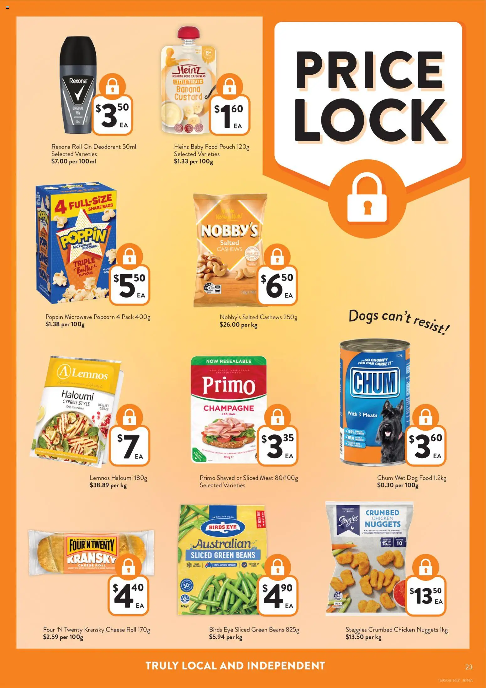 Foodworks catalogue - valid from 14.01.2026 | Page: 23 | Products: Ham, Chicken, Deodorant, Popcorn