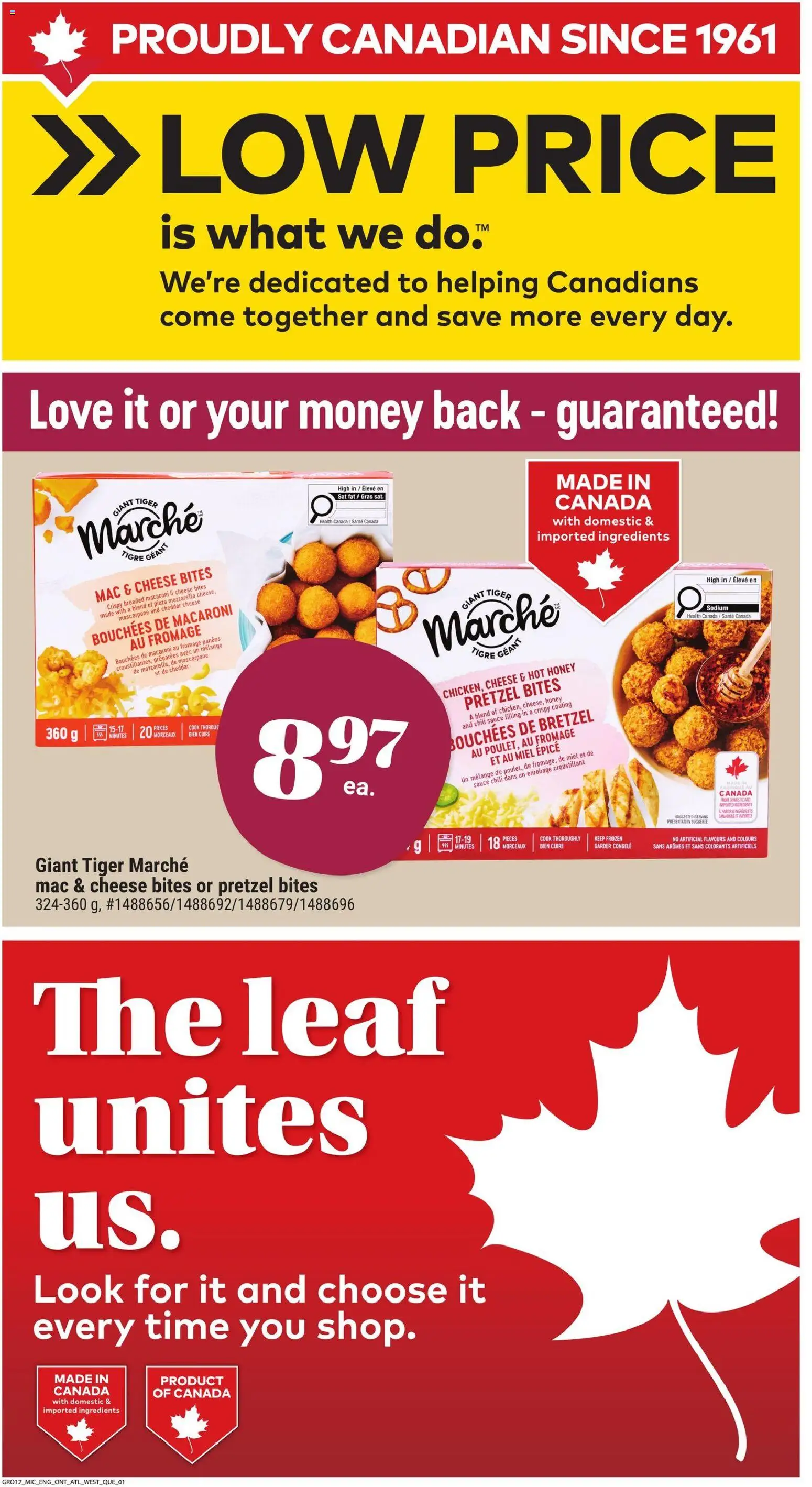 Giant Tiger flyer valid from 26.11.2025 | Page: 6 | Products: Cheese, Pizza